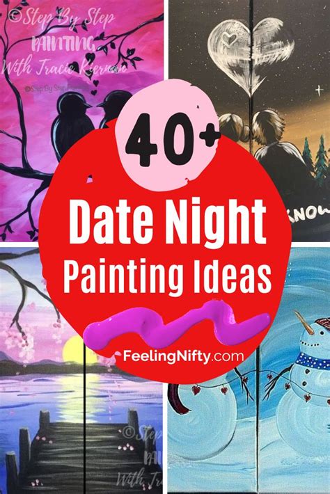 couple painting|23 Fun Couple Painting Ideas for Your Next Date Night